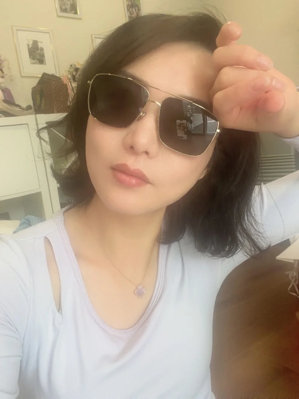 CHRISTIAN DIOR Metal DiorStellaire O3S Sunglasses Gold Blue - Picture 5 of 5